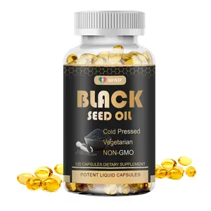 Black Seed Oil 1000mg Softgels - Cold Pressed for Maximum Potency, Immune System, 120 Vegan Capsules