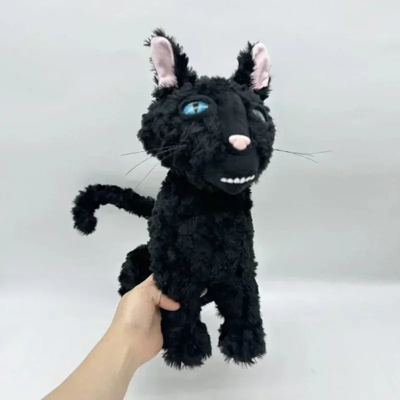 30cm Coraline Black Cat Soft Animal Plush toy Y La Puerta Car Sofa bed Cushion pillow doll home Decor Ornament kids gift