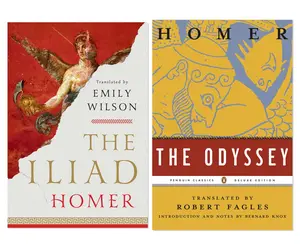 Epic Poetry Classics 2-Book Complete Bundle Set - Homer's Iliad & Odyssey - Paperback