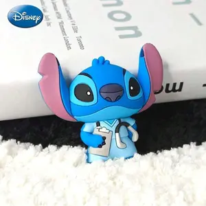1PC Disney Officially Licensed Artist Stitch Taekwondo Stitch 3D Foam Collectible Magnet Fridge Sticker Cute for Magnet Boards Fridge Home Office Decor or Gift for Family and Friend for Birthday Christmas For Kitchen Fridge Office Locker
