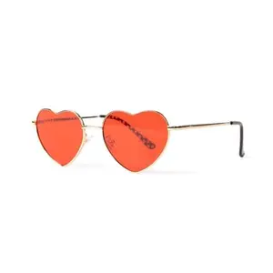 Plura Rave Heart Diffraction Sunglasses (1, Red)