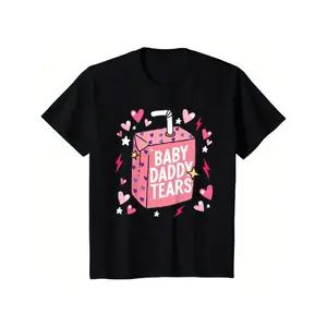 Baby Daddy Tears Love Heart Dad Is My Valentine T Shirt