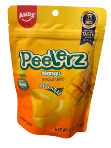 Peelerz Peelable Gummy Mango Flavor 6 oz - Amos International Taste Institute 2025 Superior Taste Award Winner