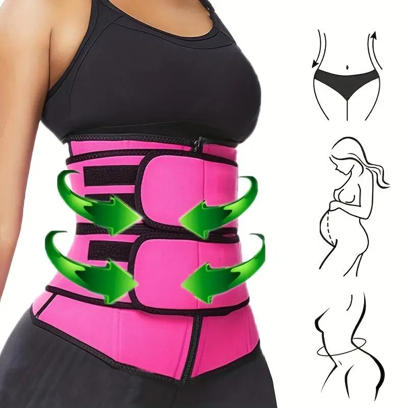 Women's Comfort Waist Trainer Corset Elastic Belt, Adjustable Waist Trimmer, Sweatband Waist Shaper, Maternity Supplies, Tummy Flattering Outfits