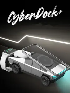 Creative Cyberpunk Pickup Car Multifunctional Phone Watch Three-In-One Wireless Charging Desktop Charger, Stylish & Functional Design