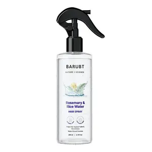 Rosemary Rice Water Hair Spray| Made with 100% Natural Extracts| Lightweight, Non-Greasy Formula| For Softer, Smoother-Looking Hair| 6.76 fl oz / 200 ml