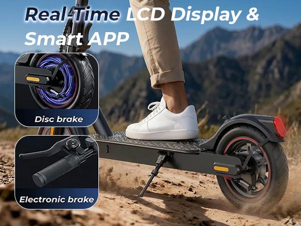 Hopcycle Watt Electric Scooter - Electric Scooter Adults/Big kid, 500W/350W Motor, 21 MPH Top Speed, 8.5'' Tires, 21 Miles, Long Range Electric Scooter for Adults and Teens