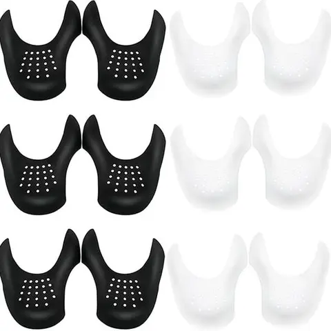6 Pairs Crease Protectors for Air Force Shoes Sneaker Guard Shoes Protector Prevent No Crease Footwear Comfort Cover Boots Arch Parent Bedroom Knee