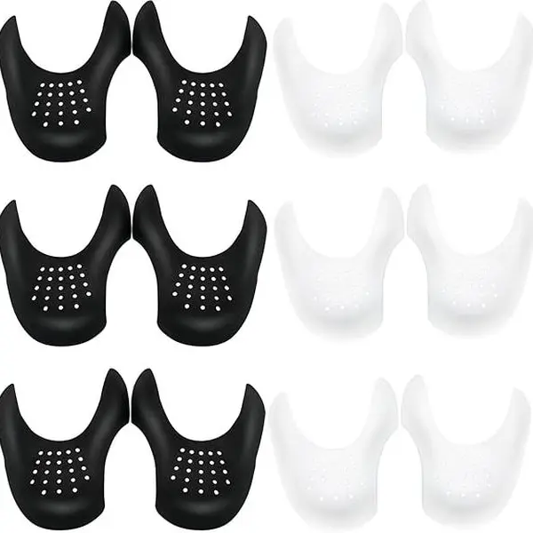 6 Pairs Crease Protectors for Air Force Shoes Sneaker Guard Shoes Protector Prevent No Crease Footwear Comfort Cover Boots Arch Parent Bedroom Knee