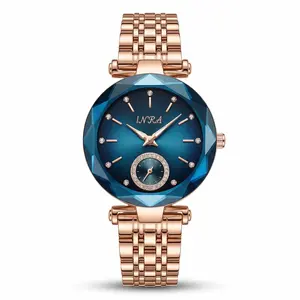 An elegant and luxurious ladies' watch featuring a diamond-accented dial. Water-resistant and scratch-resistant, it comes with an adjustable strap and boasts a stylish design—making it the perfect Mother's Day gift for your wife or mother.