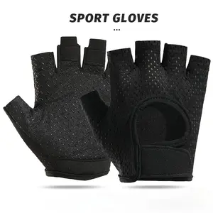 Half‑Finger Wrist Support Fitness Gloves, Unisex Breathable Non‑Slip Gloves for Weightlifting Cycling Mountaineering Sports