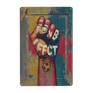 Soccer 4 (1) Metal Tin Sign Home Garden Yard Garage Bar Shop 8x12 Inch