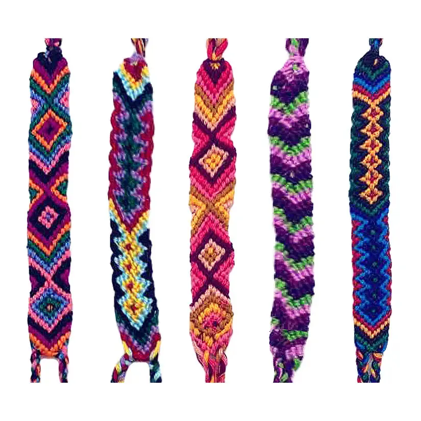 Guatemalan Macrame Thick Weave Friendship Bracelet