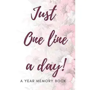 USED-Just One line A Day Notebook Journal: A Daily Gratitude Notebook Journal That Helps You Feel The Best Day Of Your Life Customized Planner Notebook Gif by Publication, Hab (Paperback)