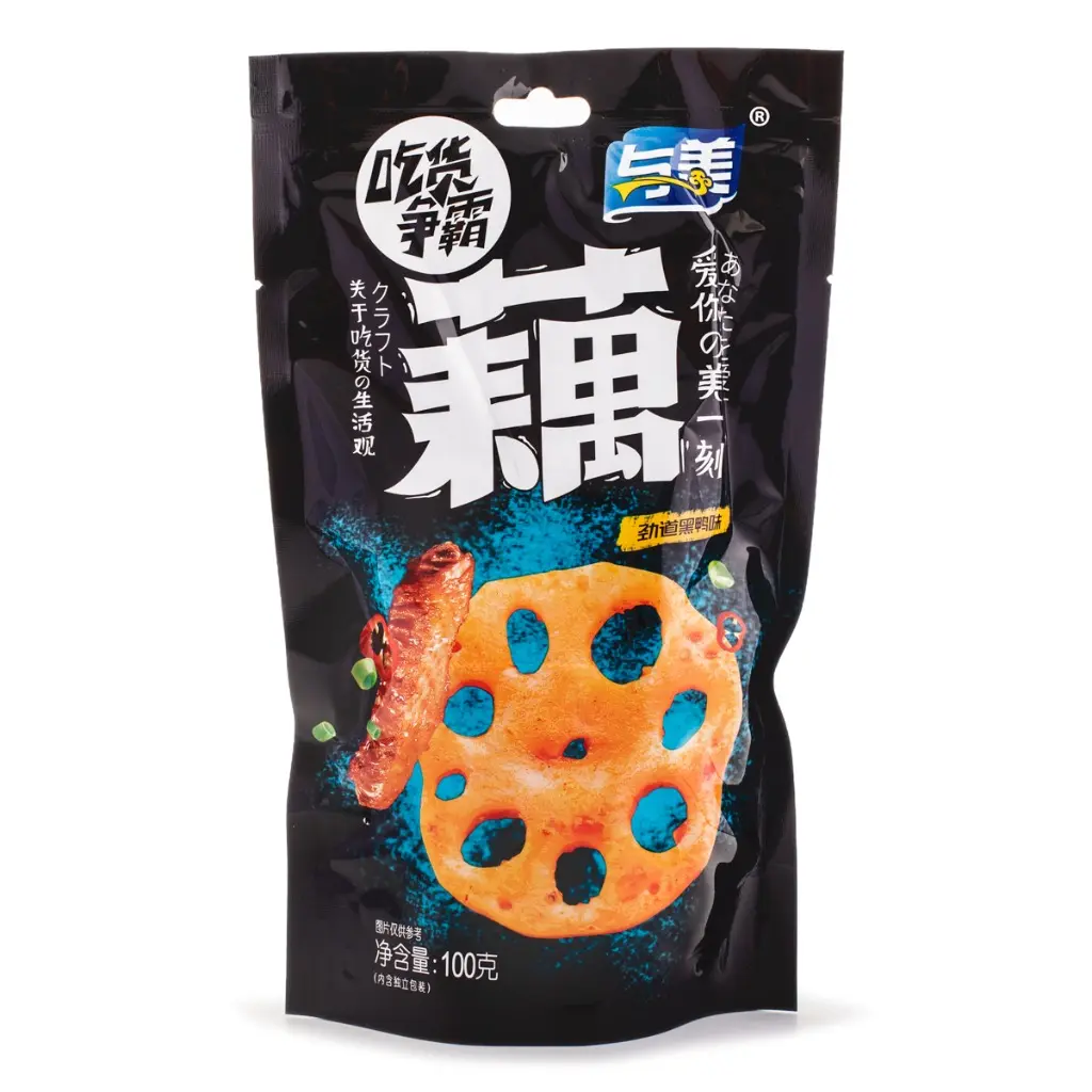 Yumei Lotus Root Sweet Sour and Spicy Flavor 100 g Snack Taffy