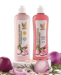 Onion Biotin and Rosemary Shampoo & Treatment Set for Stronger, Thicker and Longer Hair - Soft and Shine, Hair Loss and Thinning, Growth Shampoo, Paraben Free, Silicone Free