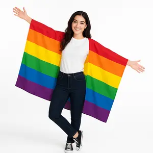 Pride Rainbow Body Flag with Sleeves