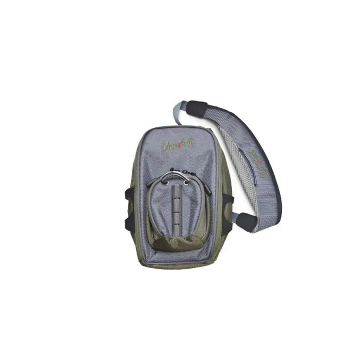 Adamsbuilt Men's Compact Fly Fishing Tailwater Chest Pack - Durable Coated Cordura Bag, Ventilated Mesh Back, Padded Shoulder Strap, Adjustable Fit, Multiple Zip Pockets