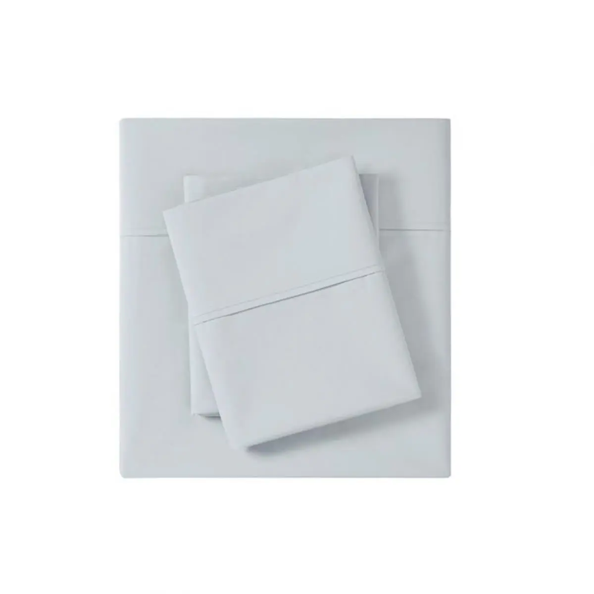 212 MAIN Peached Percale Weave Cotton Sheet Set - Breathable Softness Cotton Fiber Bedding for California King Bed, Grey