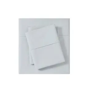212 MAIN Peached Percale Weave Cotton Sheet Set - Breathable Softness Cotton Fiber Bedding for California King Bed, Grey