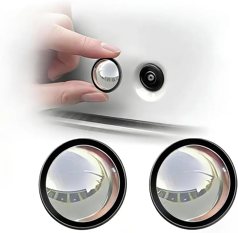Car Camera Lens Protector, Car Backup Camera Cover, 9H Hardness Scratch Resistant Rear View Camera Protector, Anti-Rain&Dustproof, High Transparency Adhesive Film for Most Vehicles (2)																	