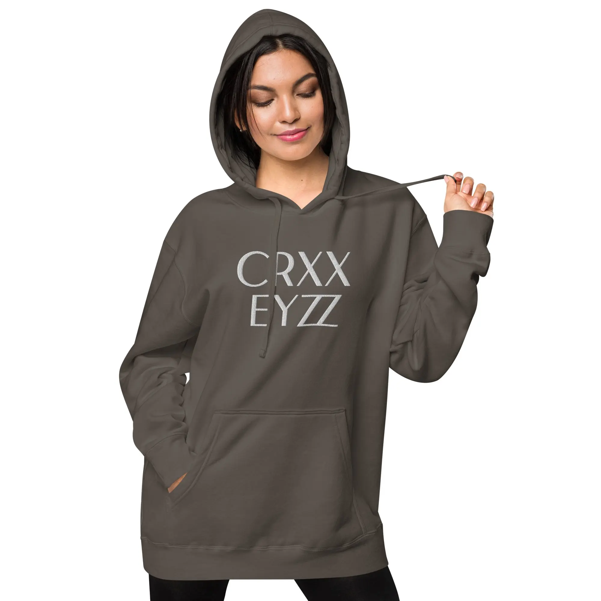 CRXX EYZZ # 72 for women / Unisex pigment-dyed hoodie