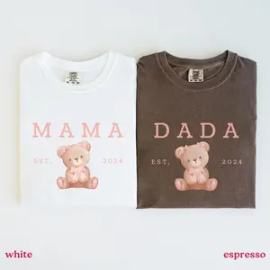 Beary First Birthday Shirt, Bear 1st Birthday Shirt, Bear Birthday Family Matching Shirts, One Year Old Girl Birthday, Mama Daddy Bear Tees