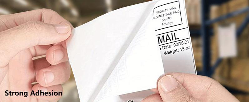 350/500pcss/Roll, 4"x6" Direct Thermal Shipping Label Compatible With Rollo, Brother, Zebra And Most Thermal Printer Perforated Postage Label Paper For MUNBYN, DYMO, JADENS