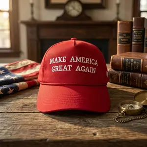 Make America Great Again Hat | Red Embroidered MAGA Baseball Cap