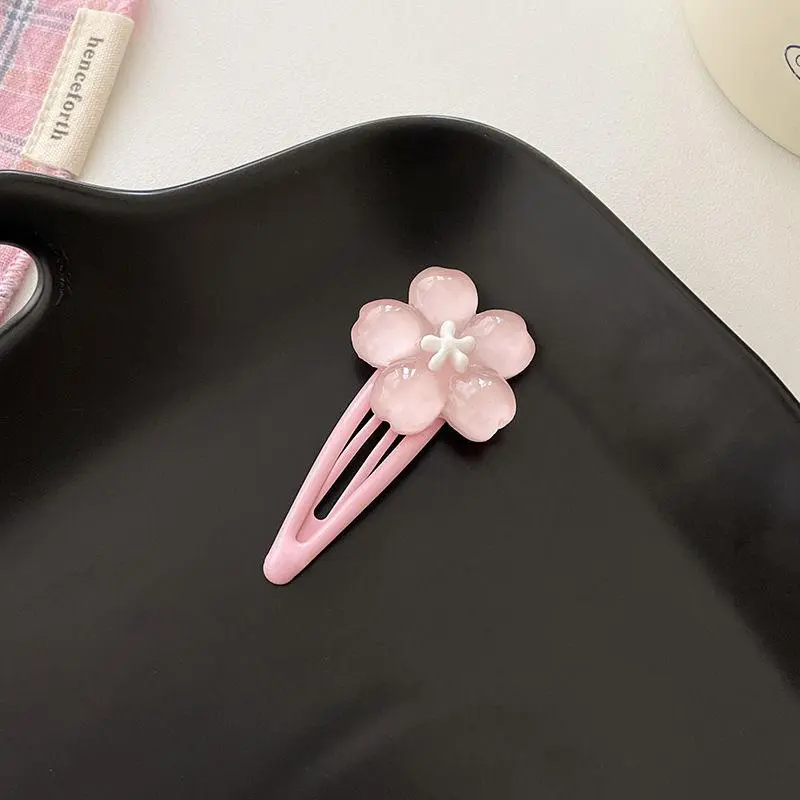 [1 gift] Pink hair clip, suitable for gift friends, holiday gifts