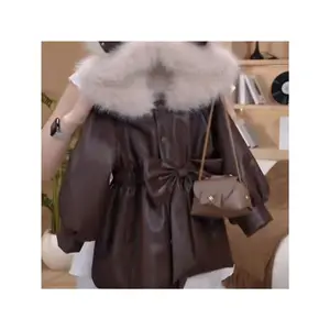 Girls' Fashion Cat Ear Lined Casual Cute Imitation Fur Coat
