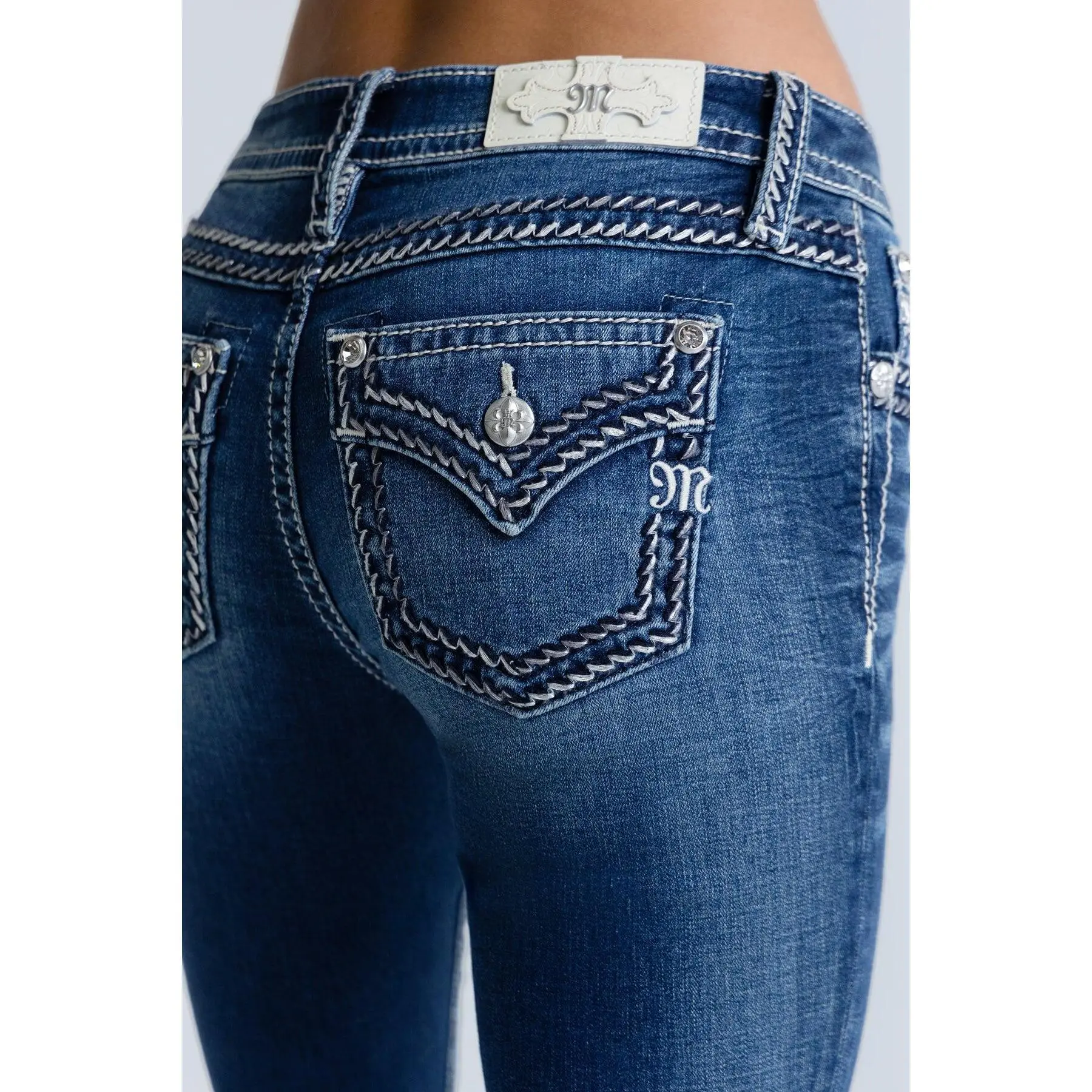 Caroline Stitched Bootcut Jeans Caroline Stitched Bootcut Jeans