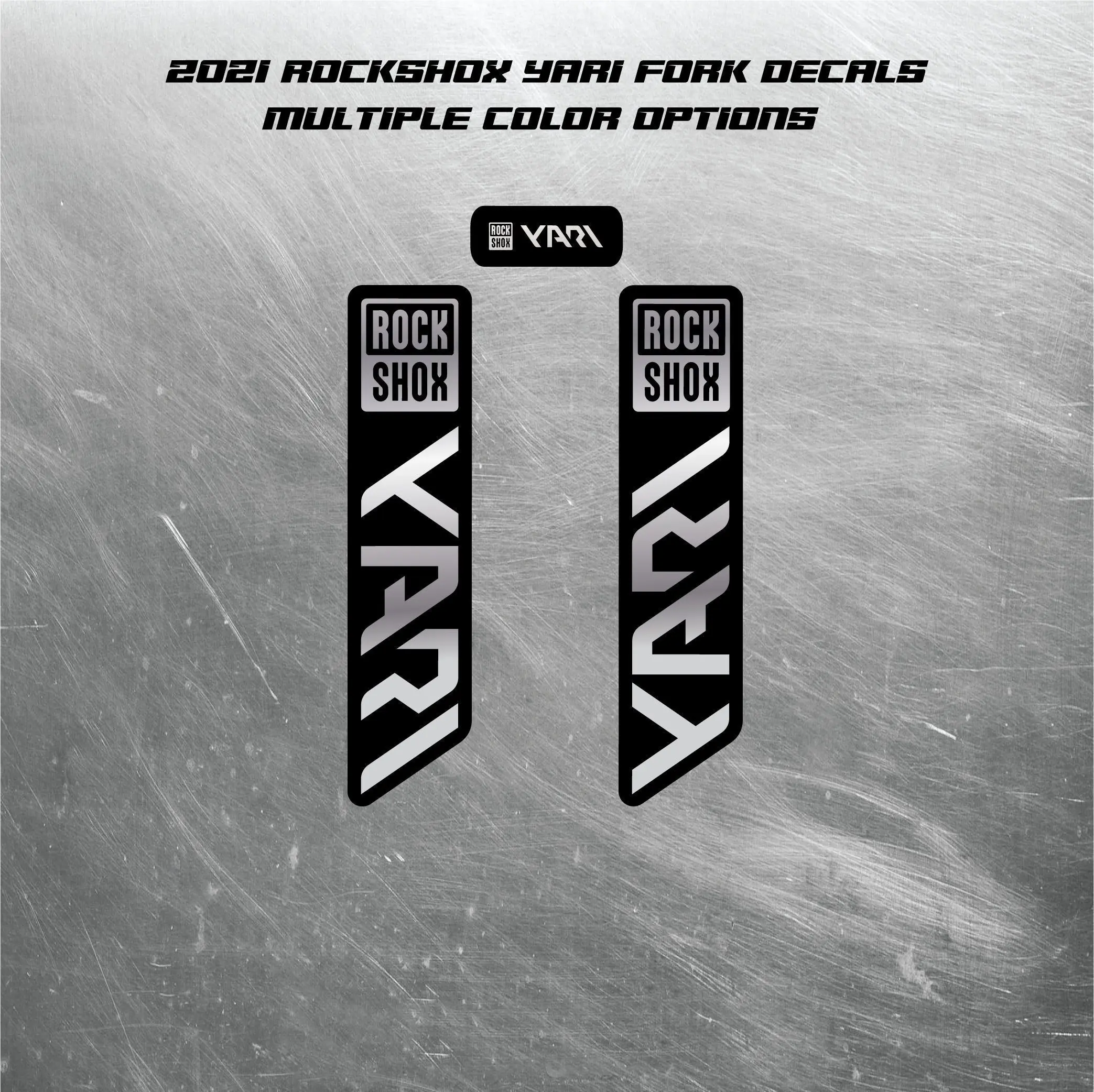 2021 ROCKSHOX YARI Fork Decals / Mountain Bike Fork Decals / Multiple Colors