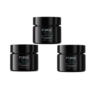 2pcs Forge Skin Wrinkle Defense Beef Tallow Balm for Men [TALLOW-BASED] Moisturizer for Face Hydration - Hydrating Anti Aging Skin Cream - Natural Facial Skincare Lotion with Essential Oils