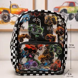 Monster Jam Clear Stadium Mini Backpack