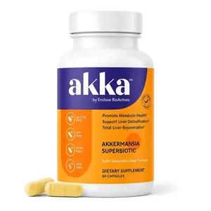 AKKA - Akkermansia Probiotic Liver Cleanse Detox & Repair - Liver Health Supplement for Energy, Digestion & Metabolism with Akkermansia Muciniphila (AKKA Superbiotics), Non-GMO, Gluten-Free