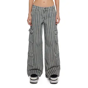 All I Do Striped Cargo Pants