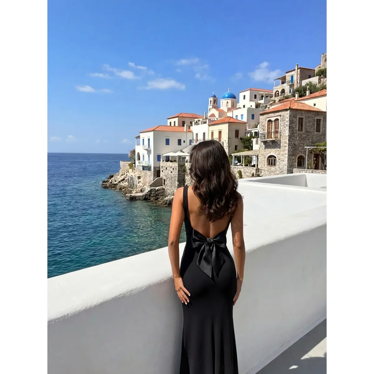 Cider Scoop Neckline Solid Bowknot Backless Maxi Dress Minimalist High Stretch Womenswear SwimWeek - TikTok Shop Cider Scoop Neckline Solid Bowknot Backless Maxi Dress Minimalist High Stretch Womenswear SwimWeek - TikTok Shop