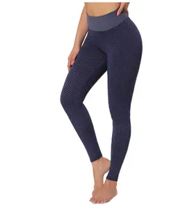 Women's Seamless High Waist Plaid Activewear Bottoms, Comfortable Breathable Style for Yoga, Gym Fitness, Casual Wear