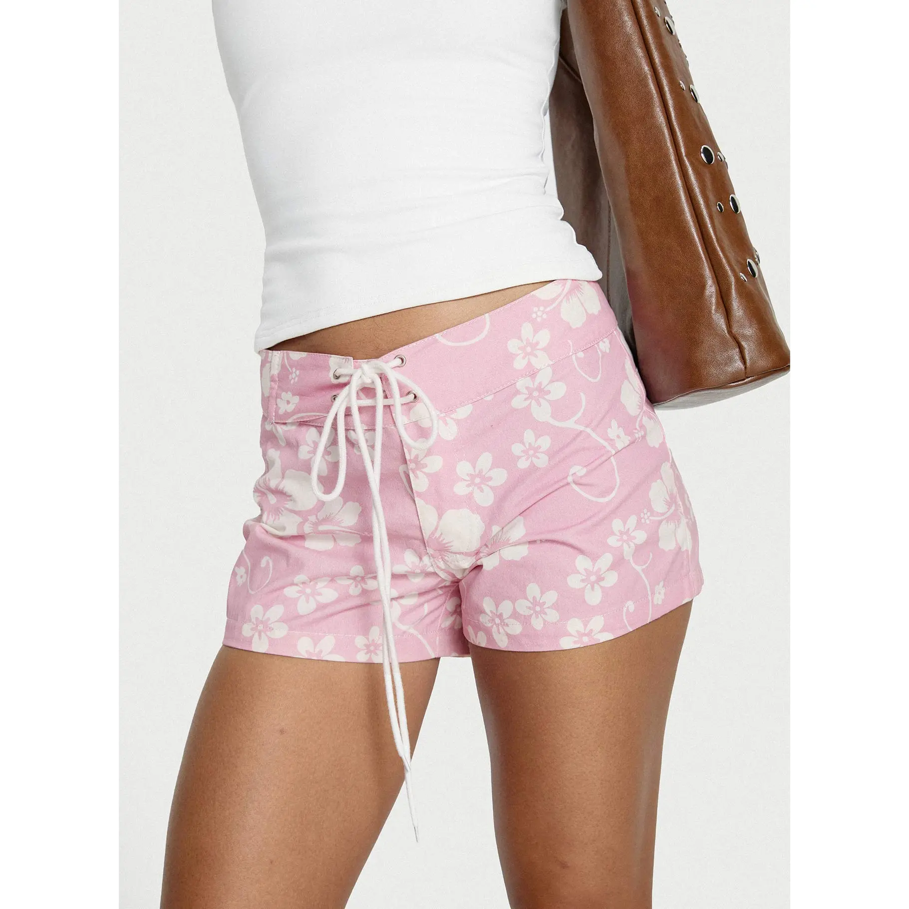 Cowabunga Micro Shorts Pink Floral