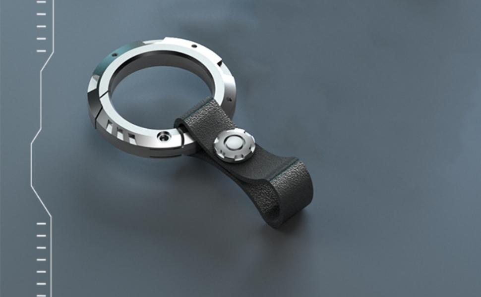 Heavy Key Fob Cover Case Protector for Ford, Keychain, Accessories for Ford F150 Mustang Explorer Edge Fusion Lincoln MKZ MKC MKX(Model-B Black)