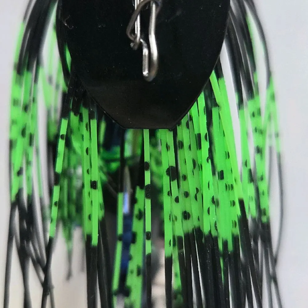 #FB0054 Football Bladed Bass Jig in Frog