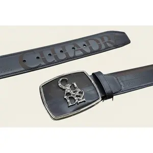 Cuadra Black Lazer Belt.