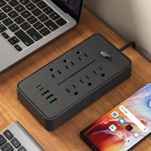 Power Strip Us Plug 11 Port USB C PD Charging, Multi Outlet Desk Power Solution, 78 Inch Cord for Office, Ideal for Home & Office Use