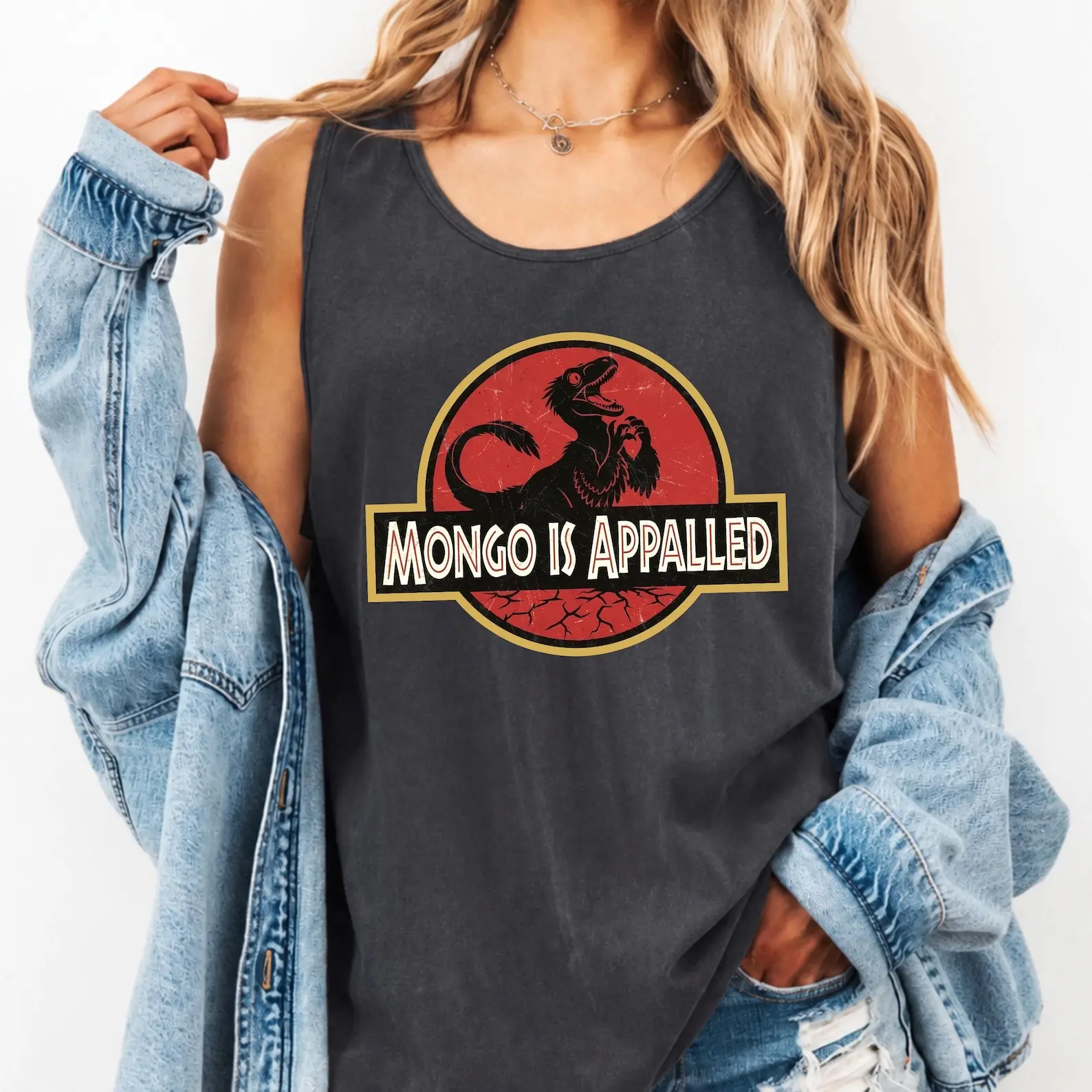 Mongo Is Appalled Tank Top, Dungeon Crawler Carl Tank Top, Donut Mongo Carl, Princess Donut Tank Top, LitRPG Bookish Gift