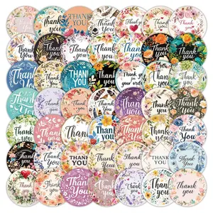 162 sheets thank you greeting graffiti stickers, retro style DIY decorations mobile phones, helmets, quilts, suitcases, computers, etc., waterproof stickers