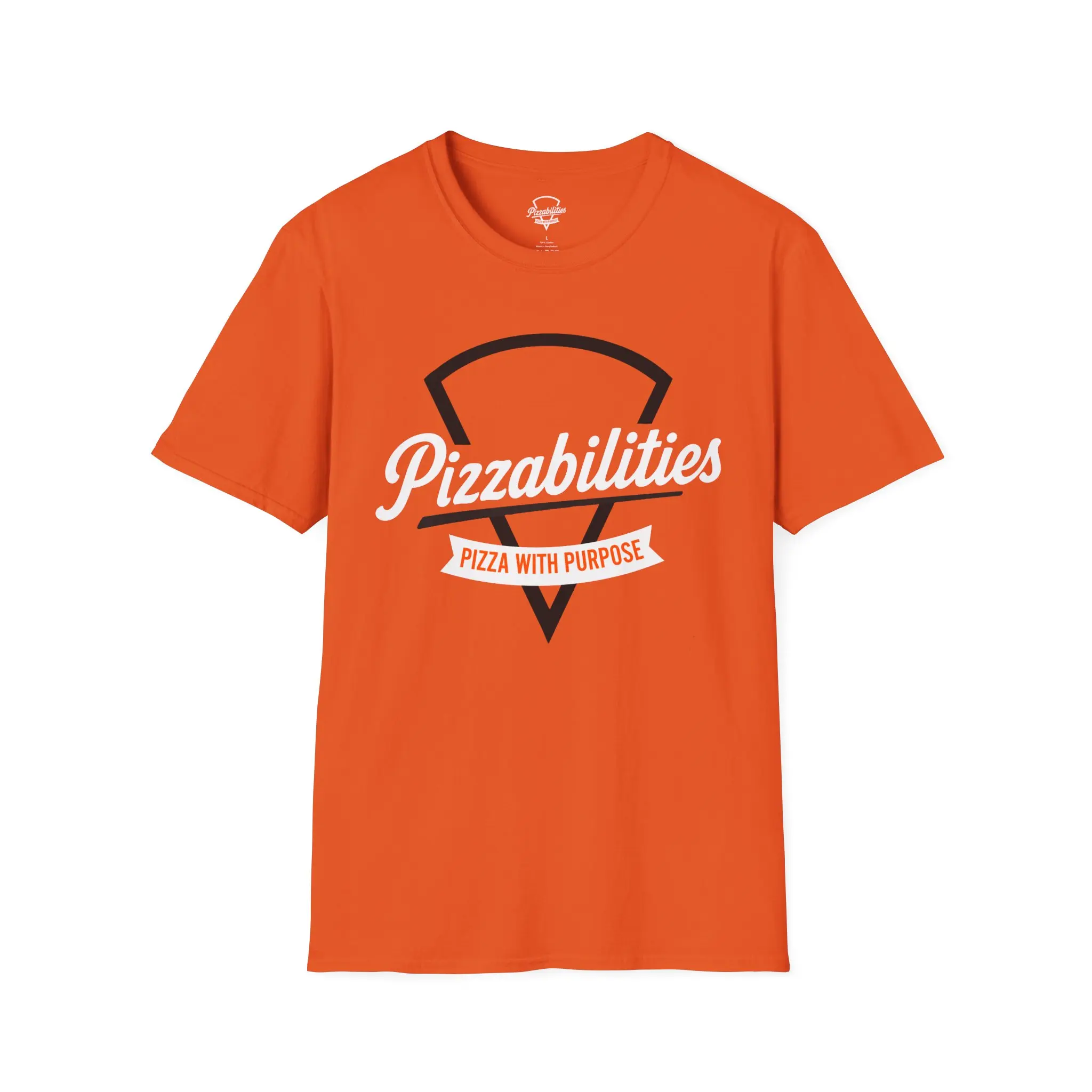 Pizzabilities Adult Orange Jersey Tee
