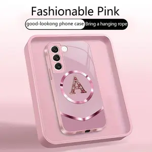 Suitable for [Galaxy S22 5g] high-end MagSafe phone case，Features a magnetic attachment function, premium design that is both practical and affordable—choose from all 26 letters.YM99