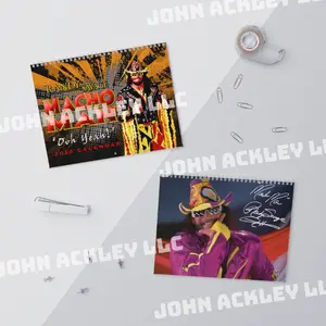 Randy Savage Macho Man Ooh Yeah 2026 Calendar, Gift for Fans, Fantasy Gift 2026 Calendar, Monthly Planner Holiday Gift