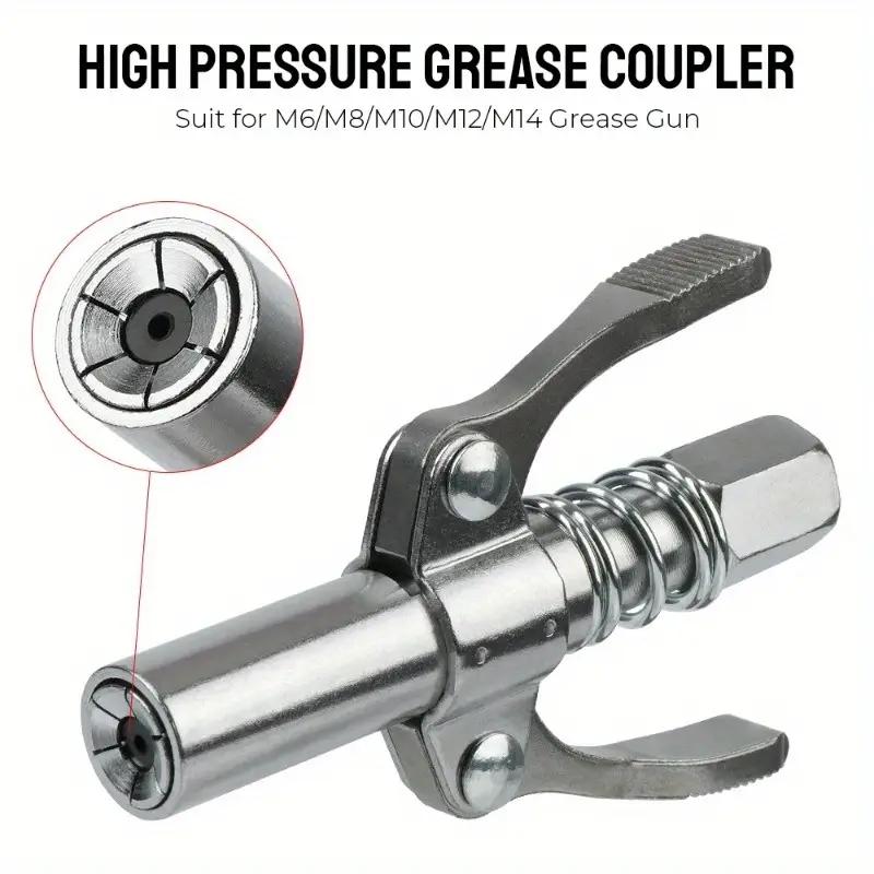 Lock-clamp handle grease gun nozzle — universal oil nozzle, thickened design, leakproof at high pressure